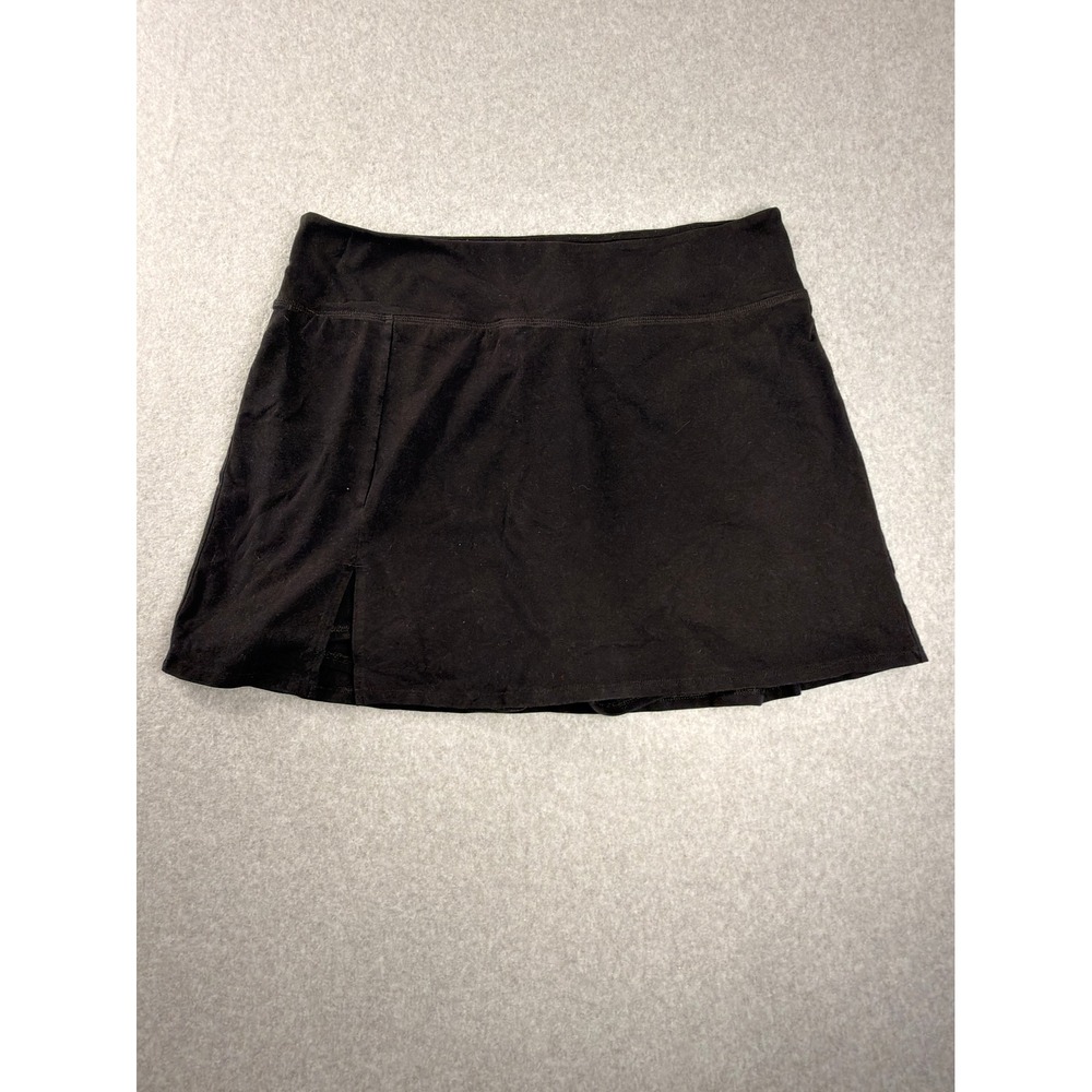 Old Navy Active PowerChill Black High Rise Go-Dry Skort XL Activewear